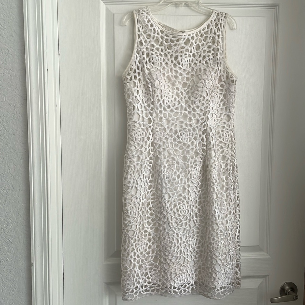 Cache White Dress